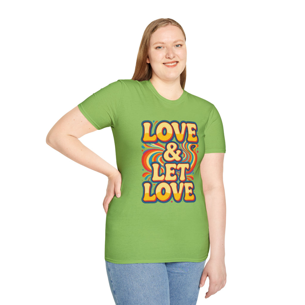Love & Let Love Retro T-Shirt