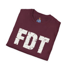 FDT Political Protest Distressed Graphic T-Shirt