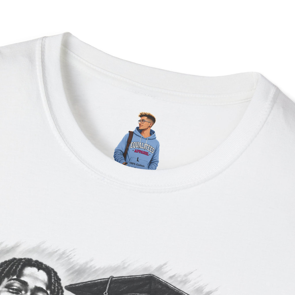 Double Portrait Front - In Memory of Pierre Damas Bel T-Shirt