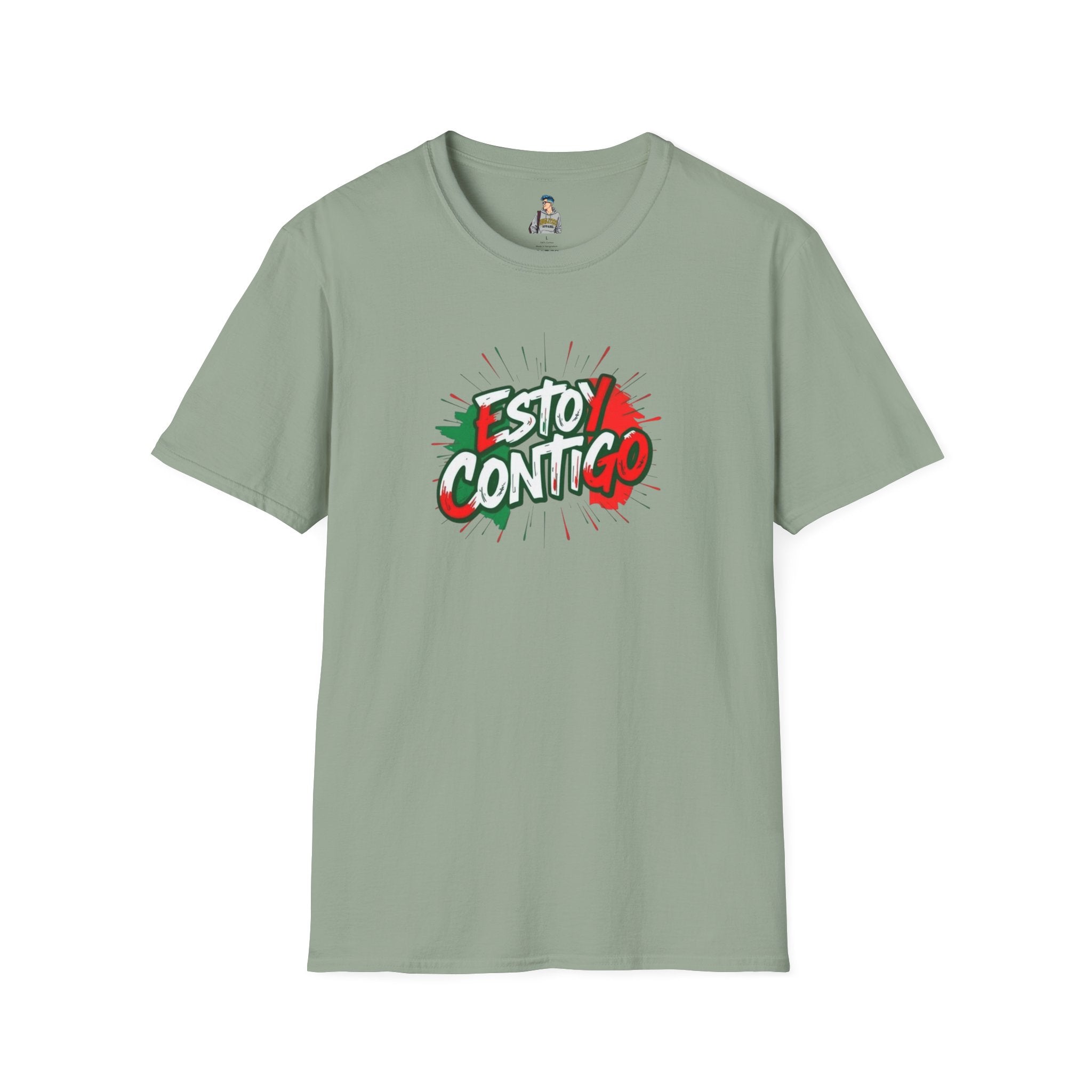 Estoy Contigo (I Am With You) Immigrants Make America Great Unisex Softstyle T-Shirt Classic Protest Tee