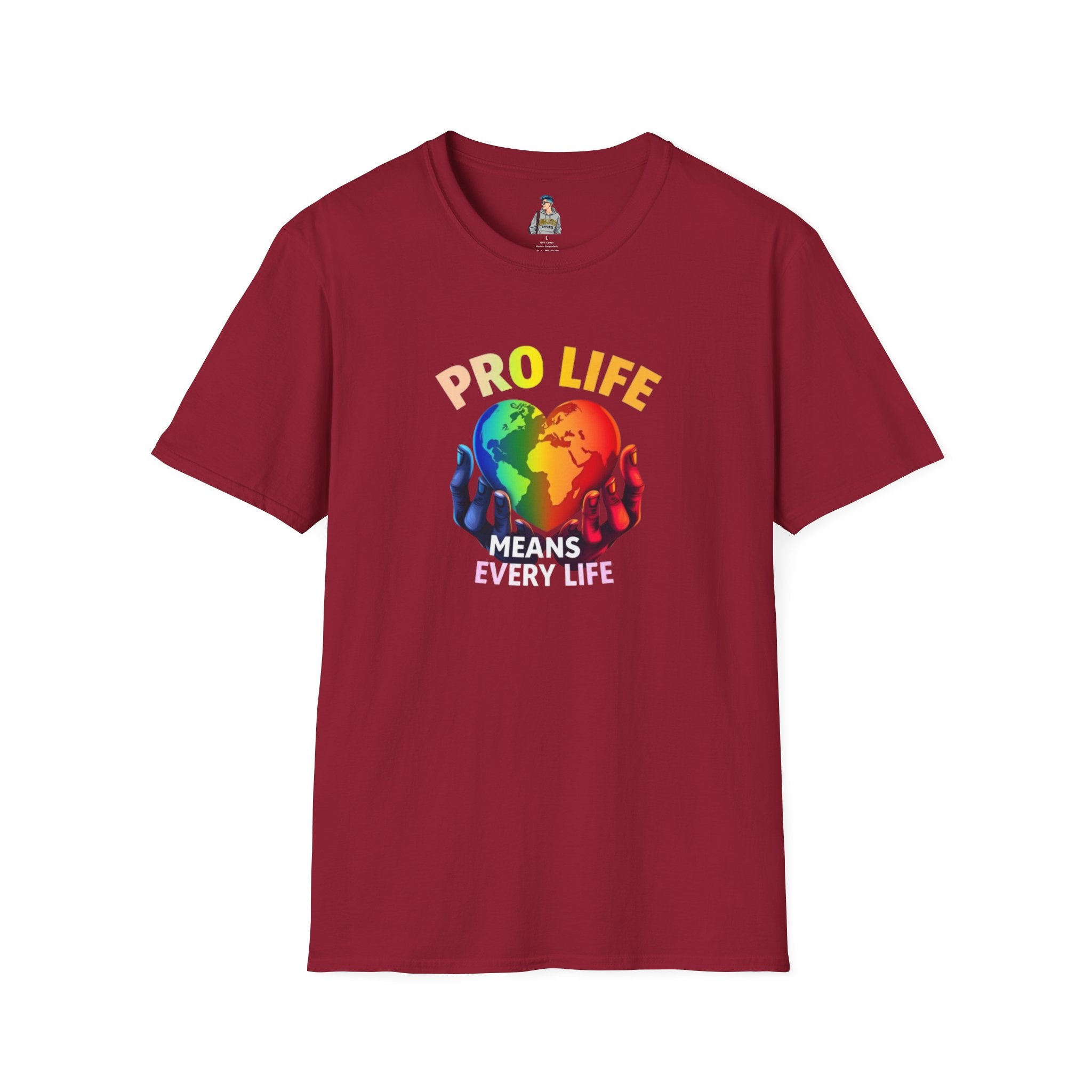 Pro Life Means Every Life Pride Tee