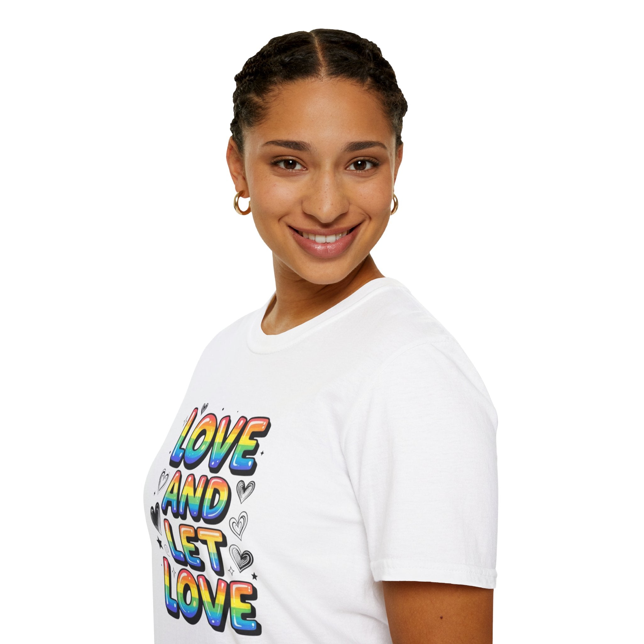 Love and Let Love T-Shirt —  Queer Pride Inspirational Tee