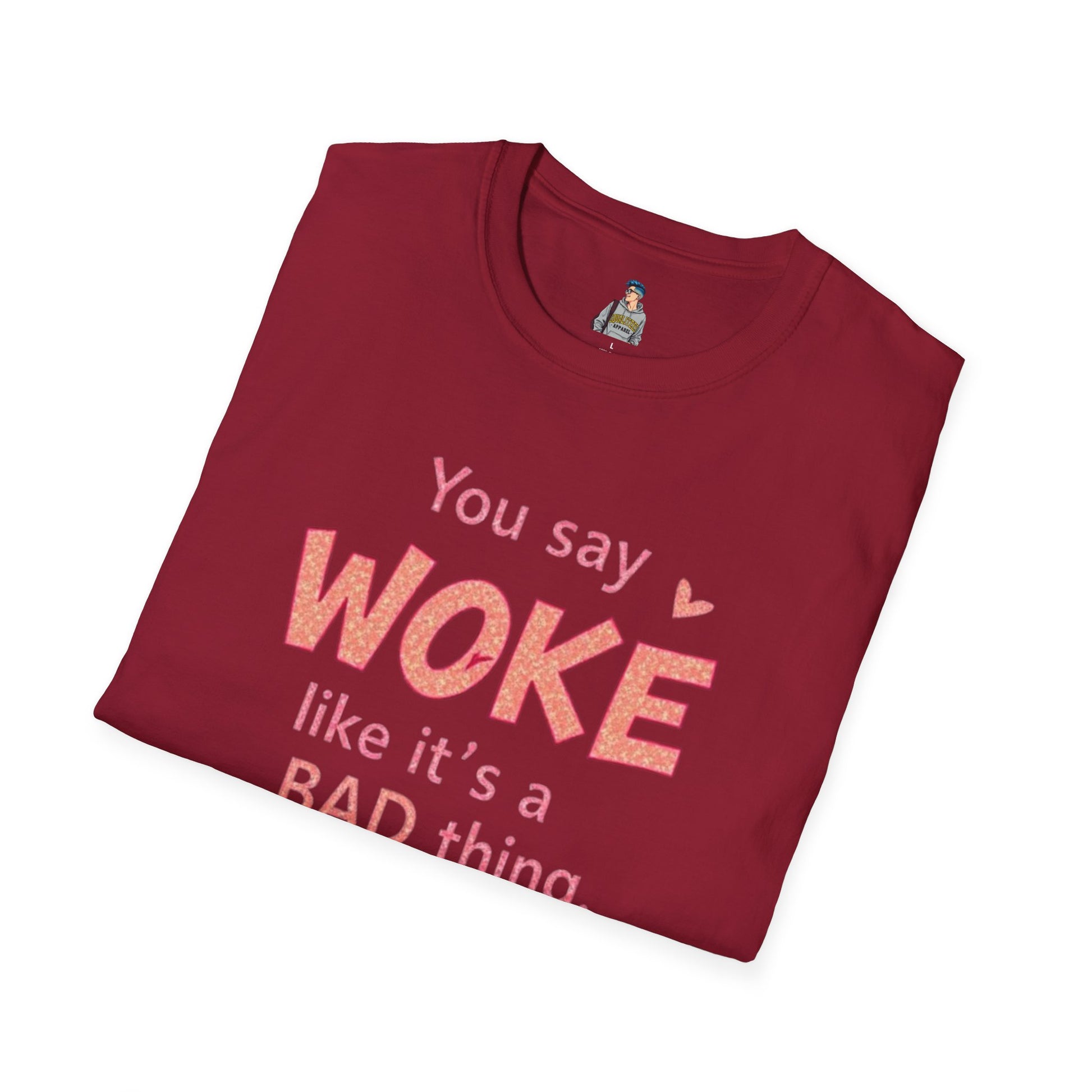 Woke is Empathy Unisex Softstyle T-Shirt - Bold Statement Tee for Everyday Activists