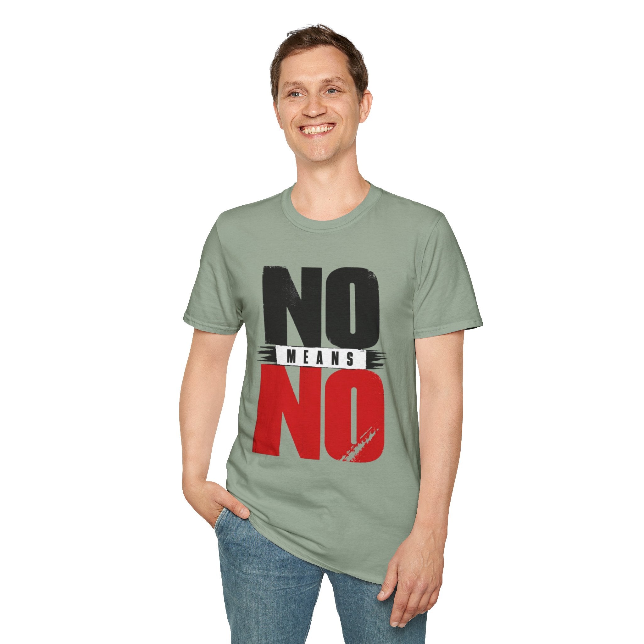 NO Means NO T-Shirt — Consent Awareness Graphic Tee