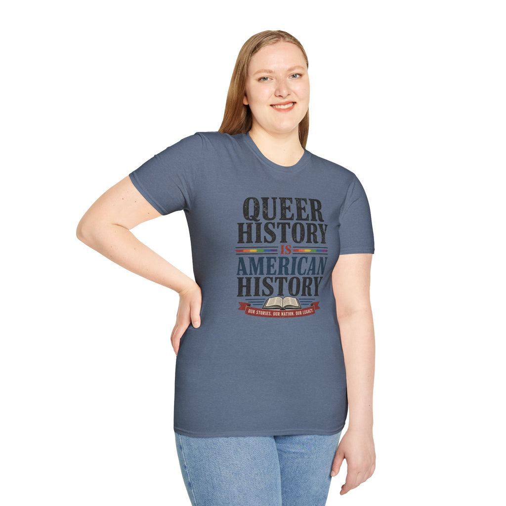 Queer History Is American — Graphic T-Shirt