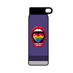 Rainbow Heart  Tongue 32oz Water Bottle - LGBTQ+ Pride Water Flask
