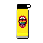 Rainbow Heart  Tongue 32oz Water Bottle - LGBTQ+ Pride Water Flask