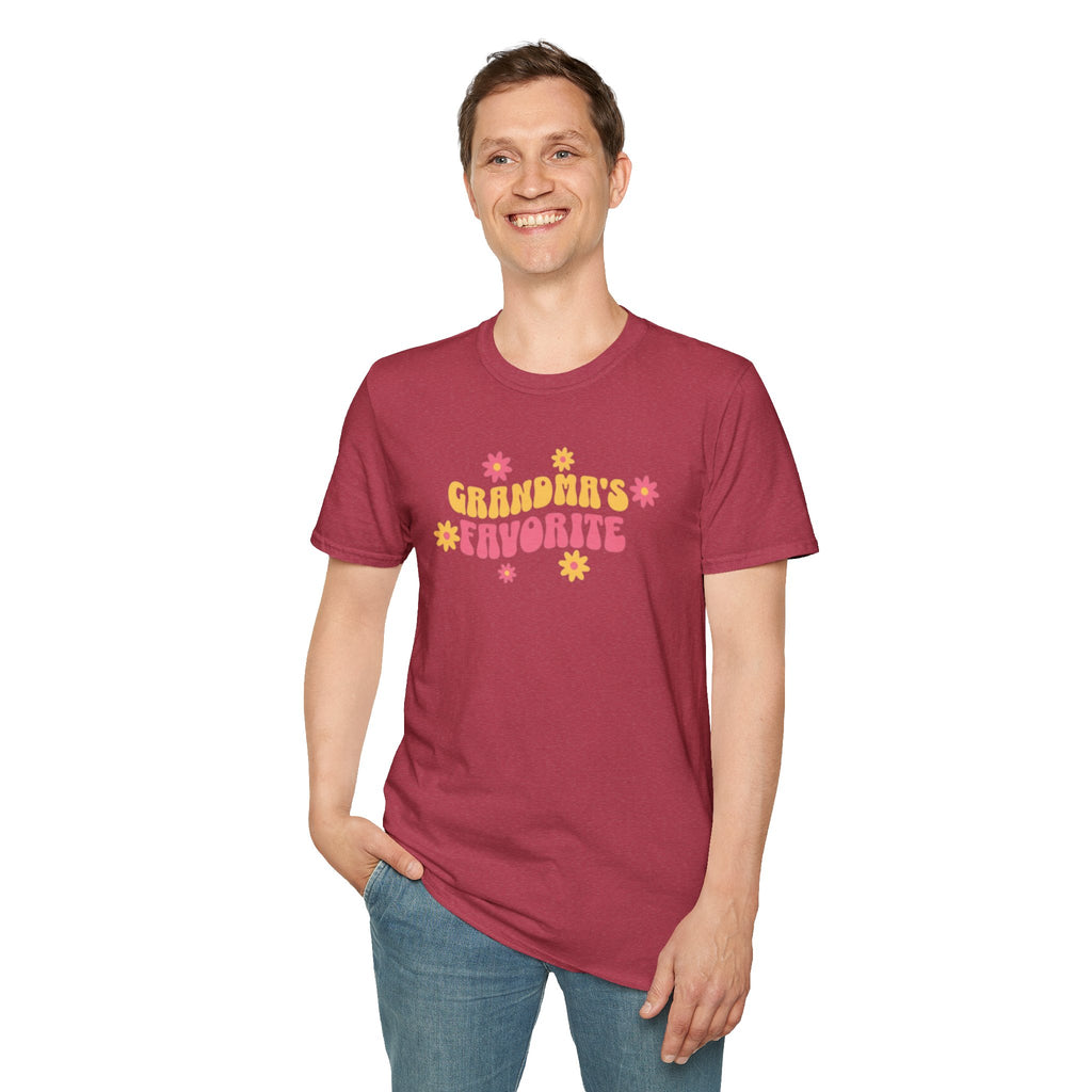 Grandma's Favorite Unisex Softstyle T-Shirt - EqualiTees.Me