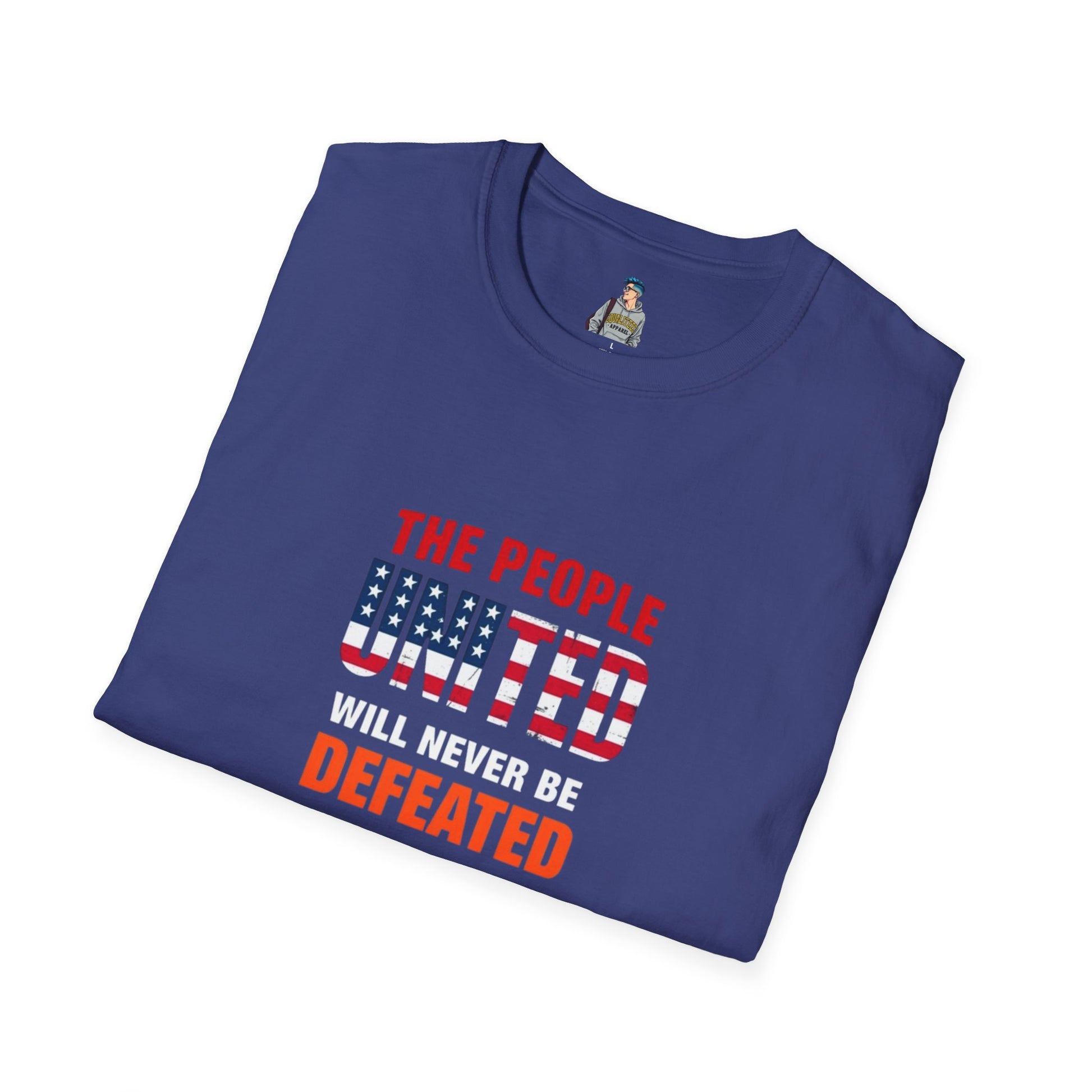 Unisex Softstyle T-Shirt - 'The People United' & 'MAGA Values Are NOT American Values' Graphic Tee