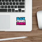 Die-Cut Stickers - BLACK TRANS POWER
