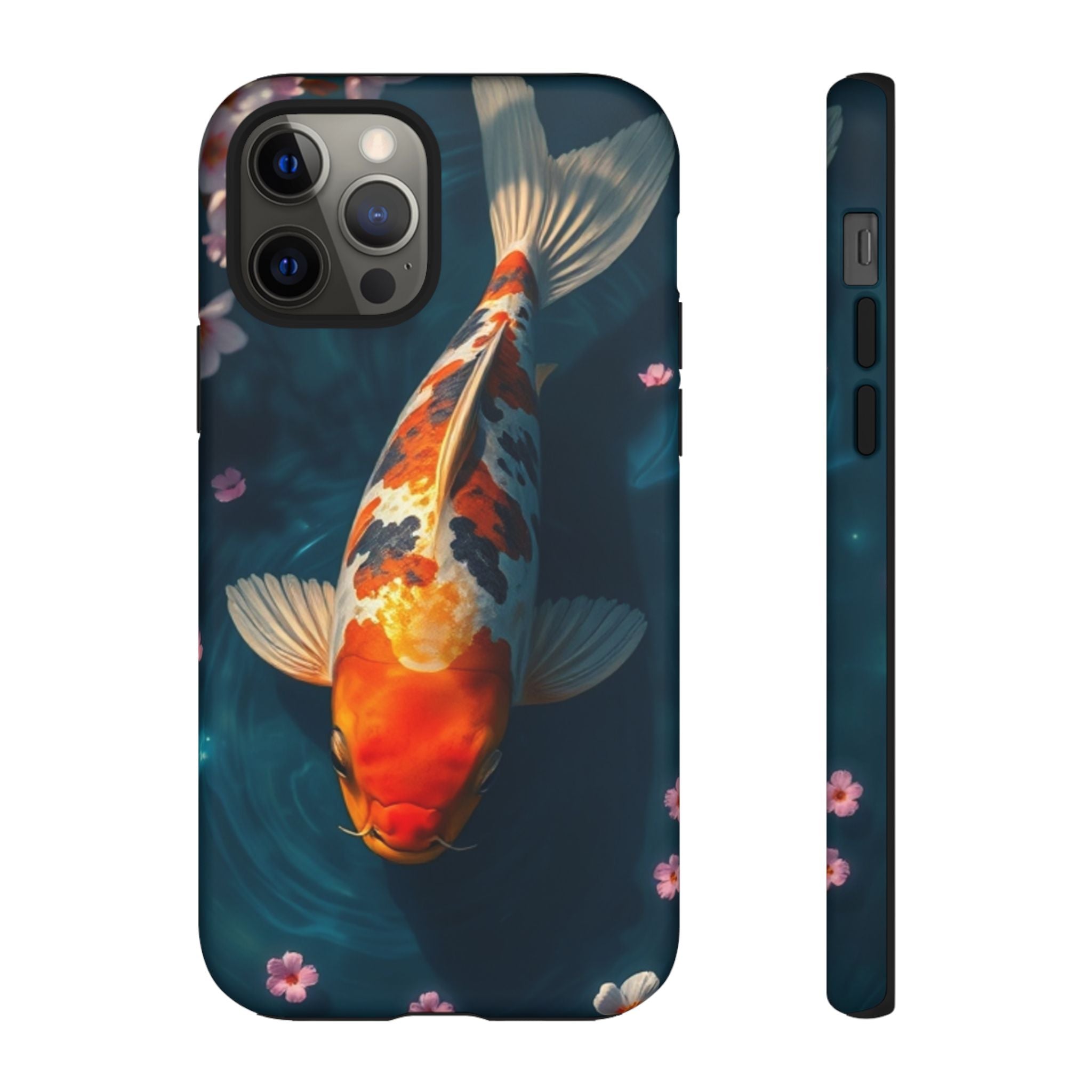 Peaceful Koi Cherry Blossom Tough Cases For Android & iPhone