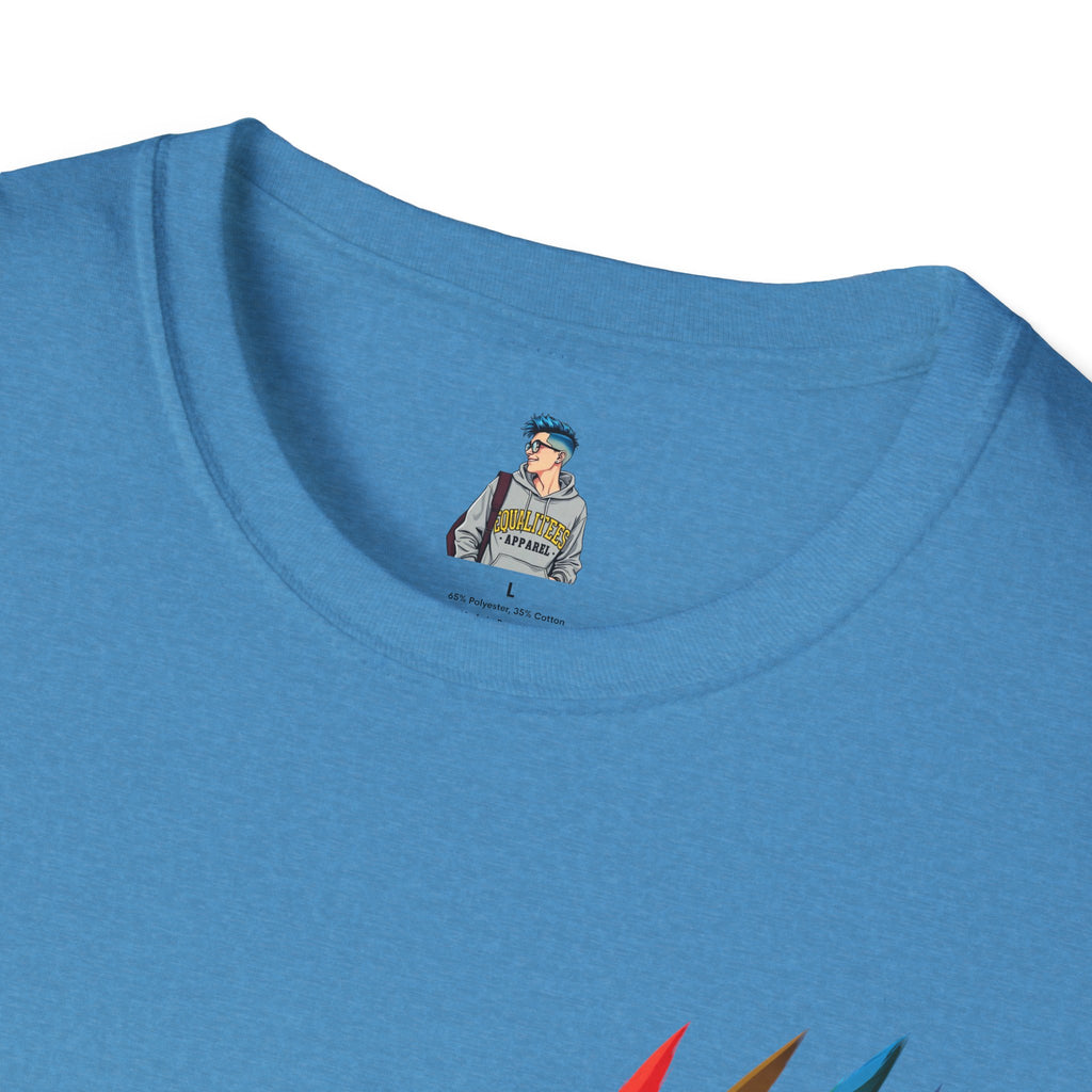 Rainbow Scratch Unisex Softstyle T-Shirt - Casual Comfort for All Occasions