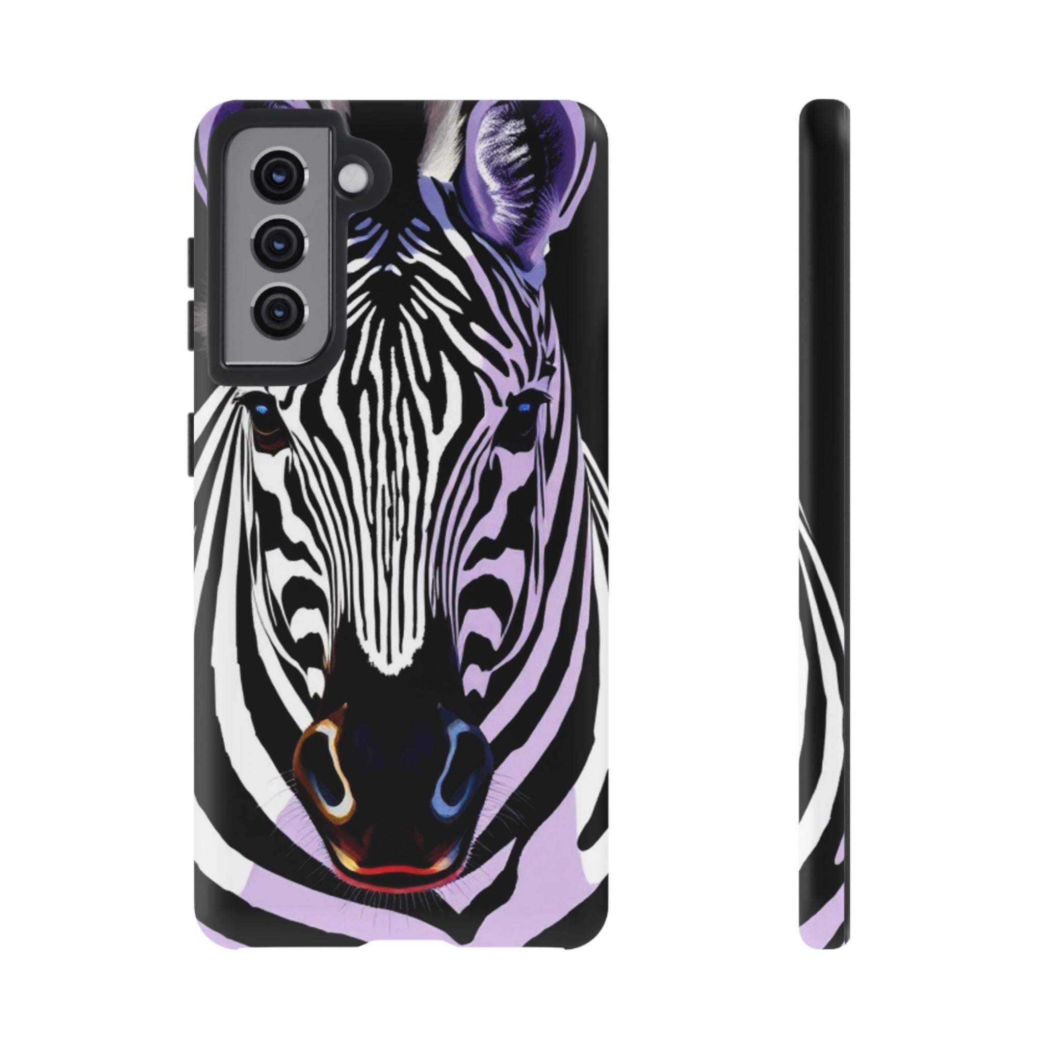 Android OR iPhone Compatible Cases - Zebra Design - Unique Tough Cases