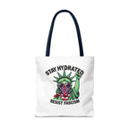 Stay Hydrated, Resist Fascism Design - Tote Bag