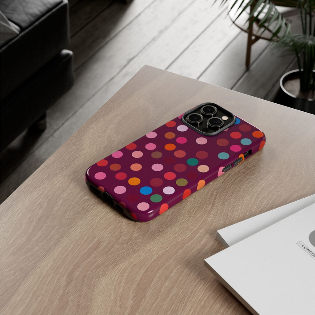 Polka Dot Tough Case for iPhone