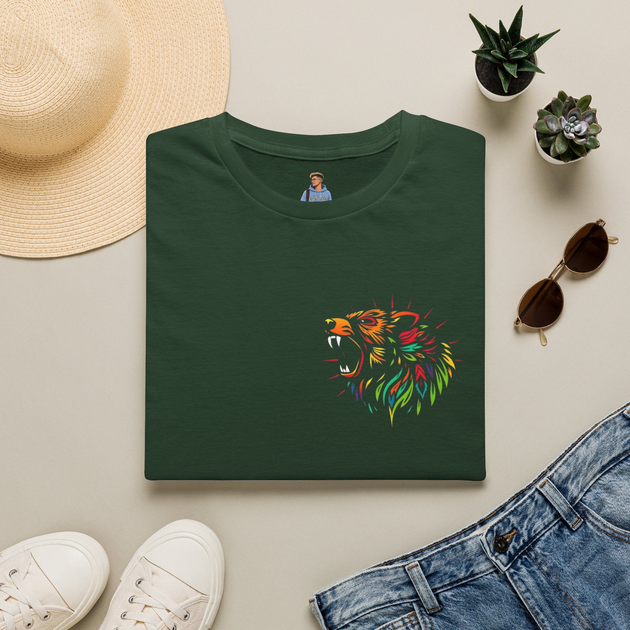 Native Bear Pride Unisex Softstyle T-shirt