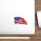 Die-Cut Stickers - American Flag Art