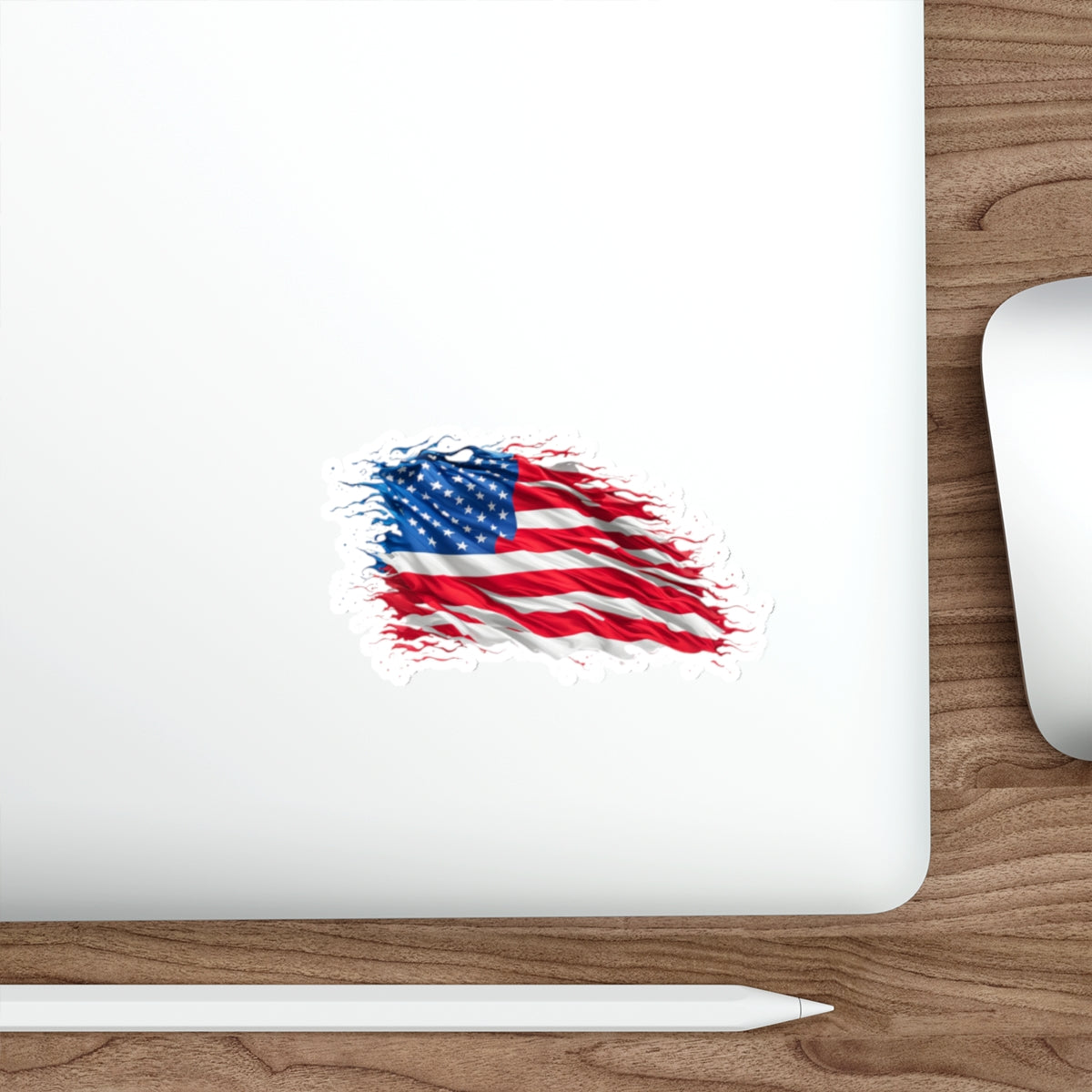 Die-Cut Stickers - American Flag Art