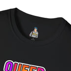Queer Youth Exist T-Shirt | Unisex Softstyle Tee for Pride Events & Everyday Wear