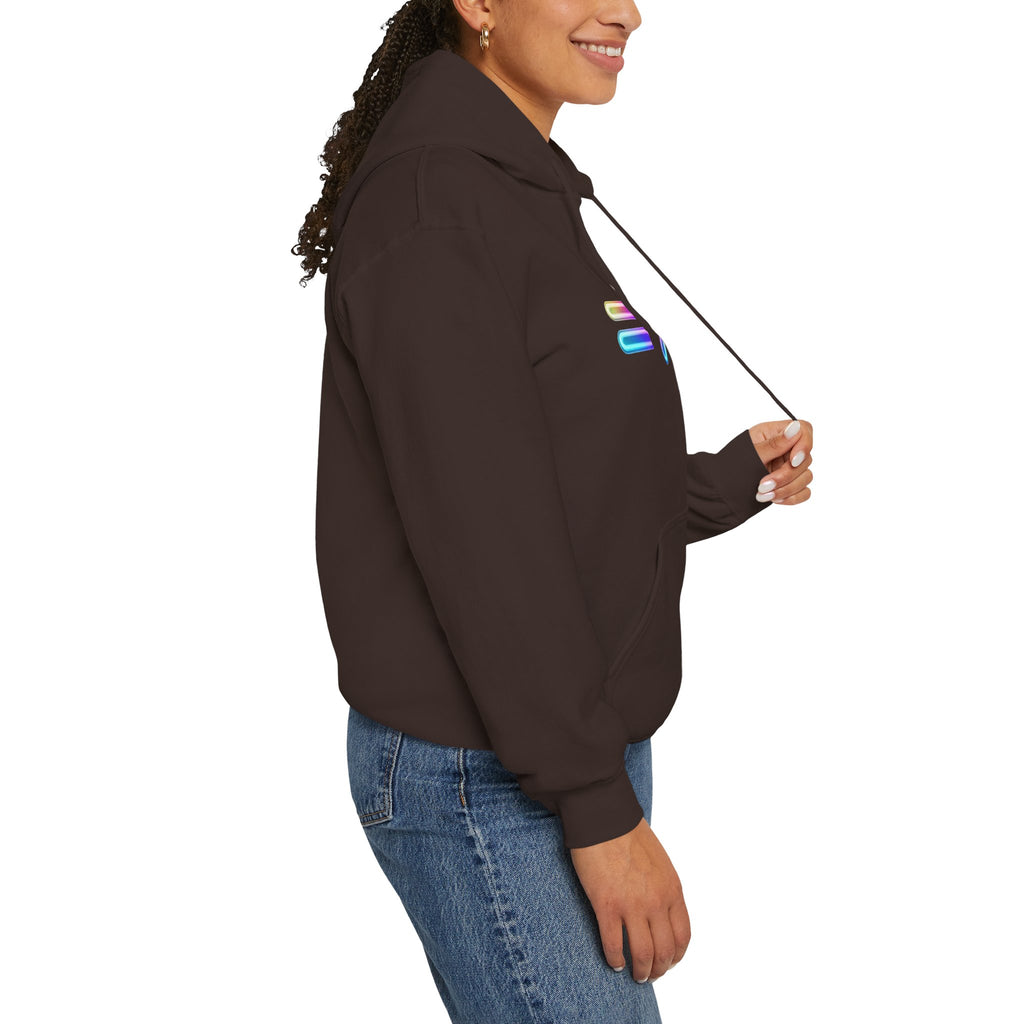Equality is Greater than Division Neon Style Pullover Hoodie