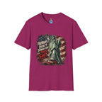 Patriots Don’t Stand For This T-Shirt — Statue of Liberty & Distressed Flag Graphic