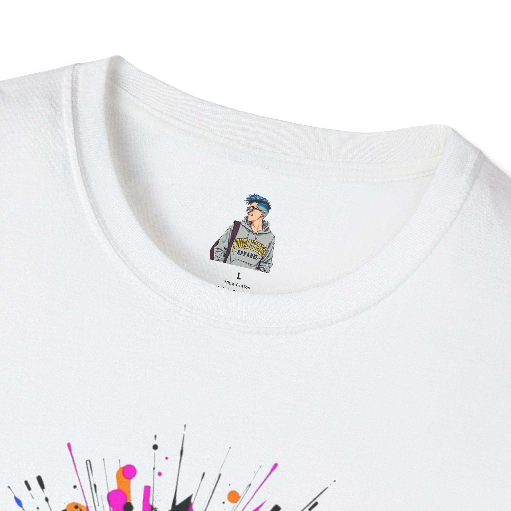Unisex Softstyle T-Shirt - Black Excellence Graphic Tee