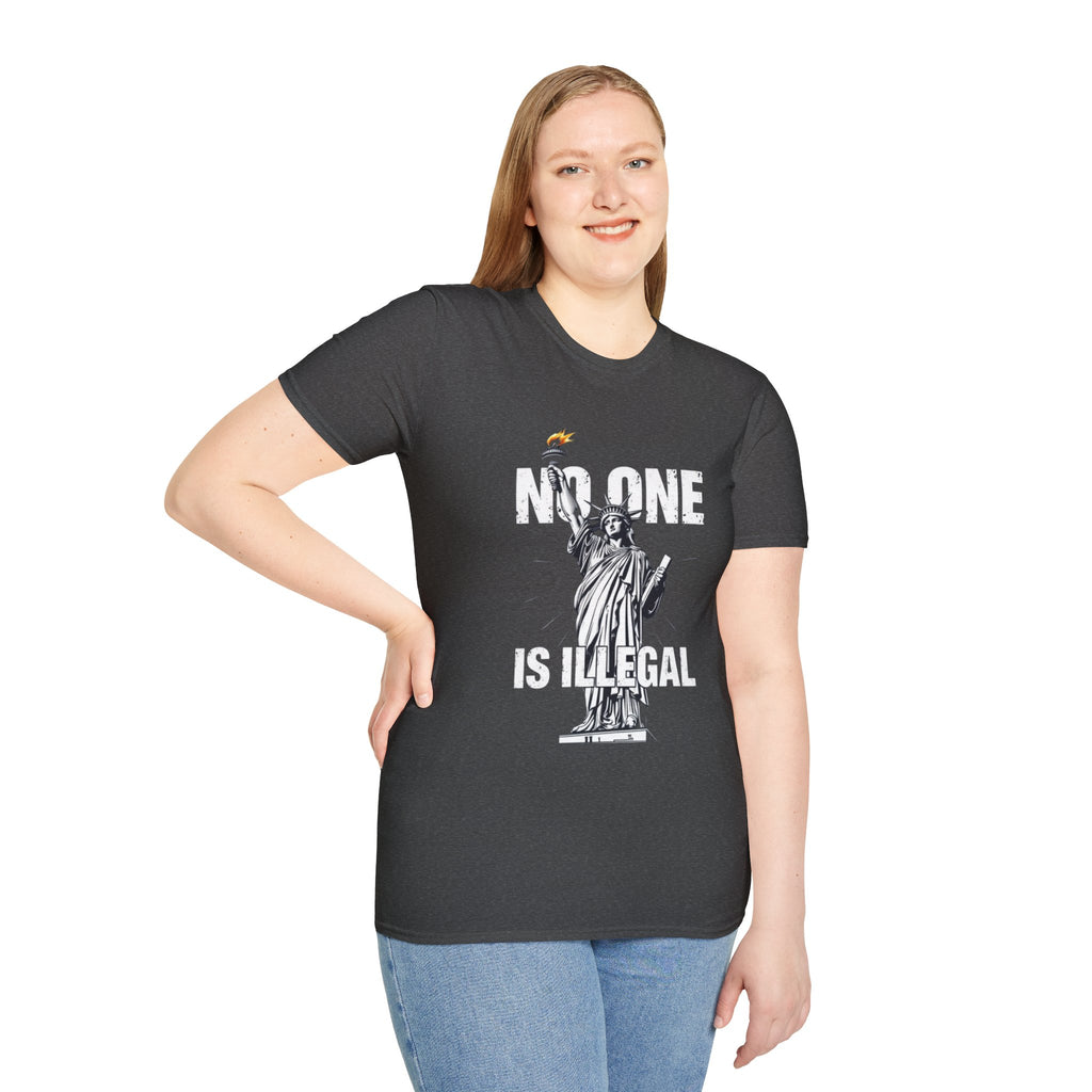 No One Is Illegal Graphic T-shirt