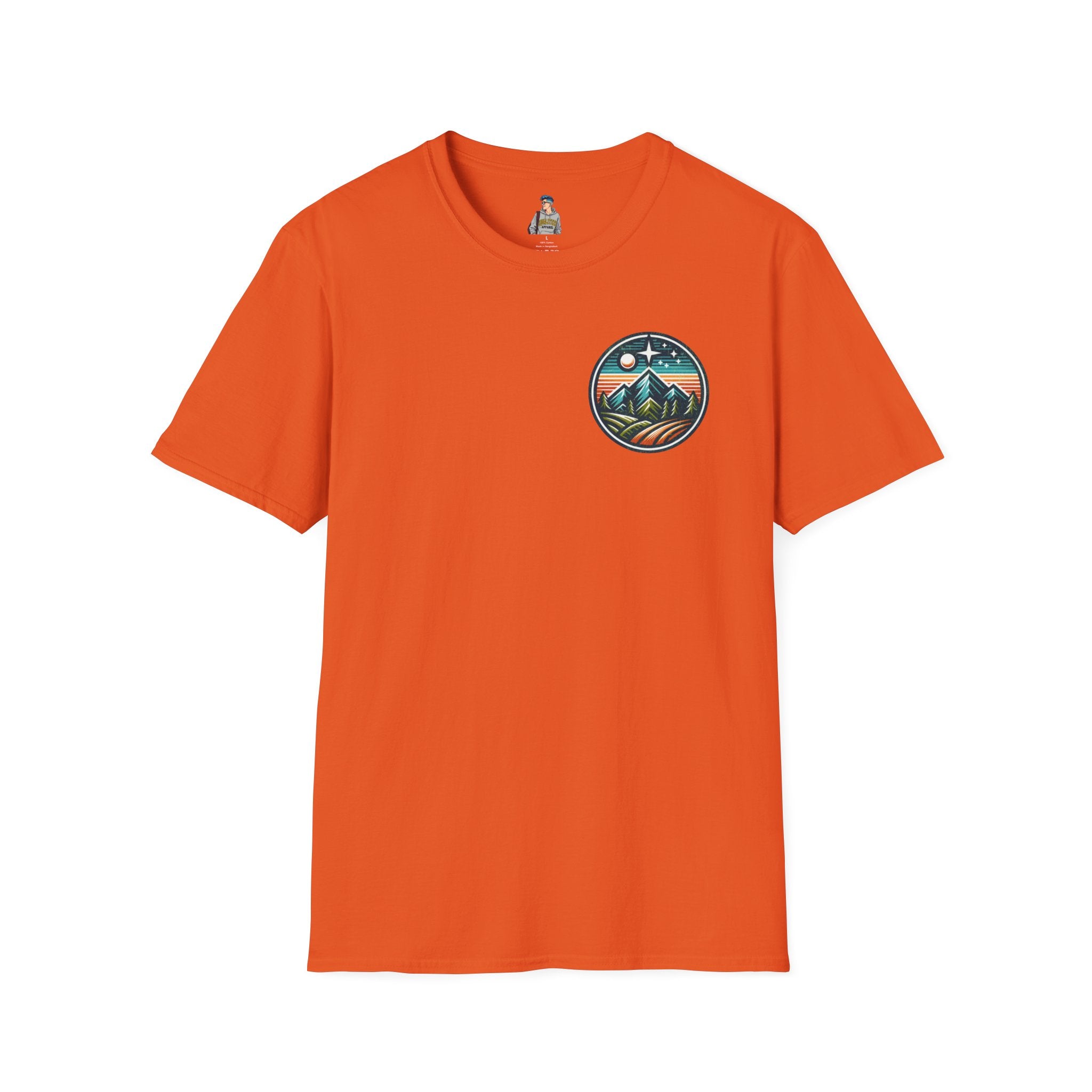 Outdoor Adventure Unisex Softstyle T-Shirt - "Listen to the Wild - Nature is My Religion" Design