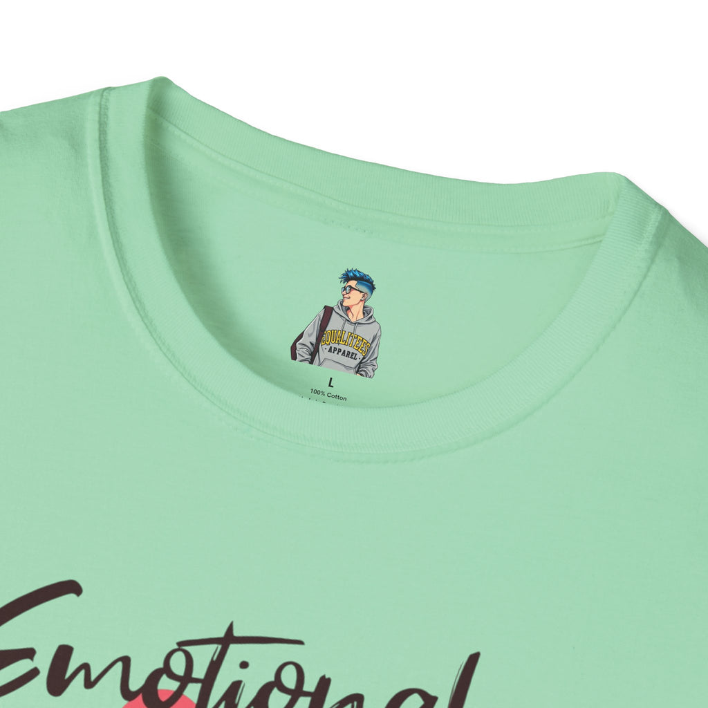 Emotional Support Human Unisex Softstyle T-Shirt