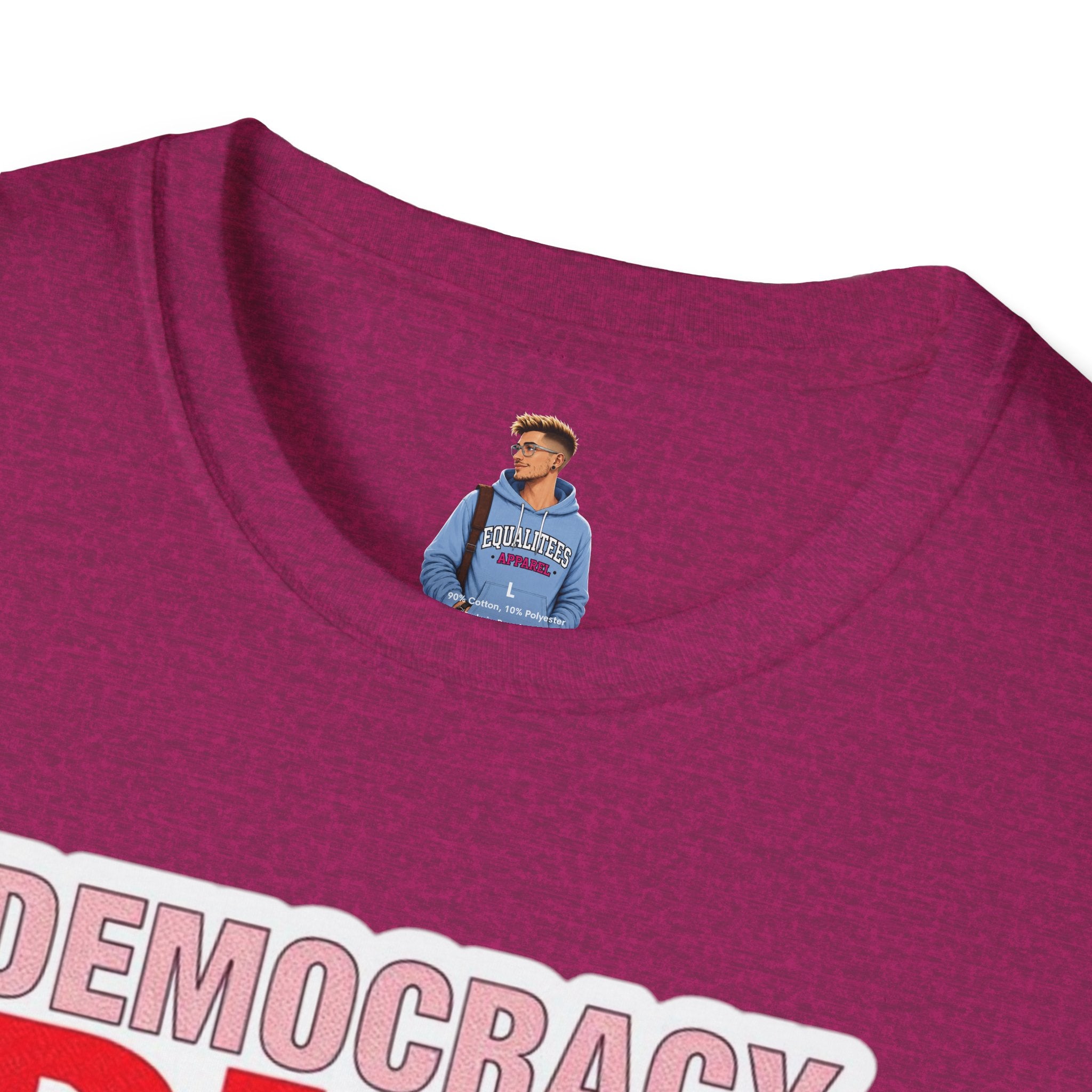 Democracy Dies Without Women Unisex Softstyle T-Shirt