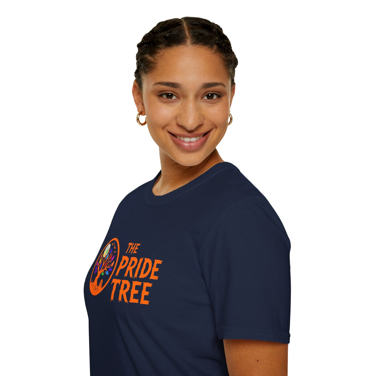 Orange Halloween Logo Pride Tree T-Shirt