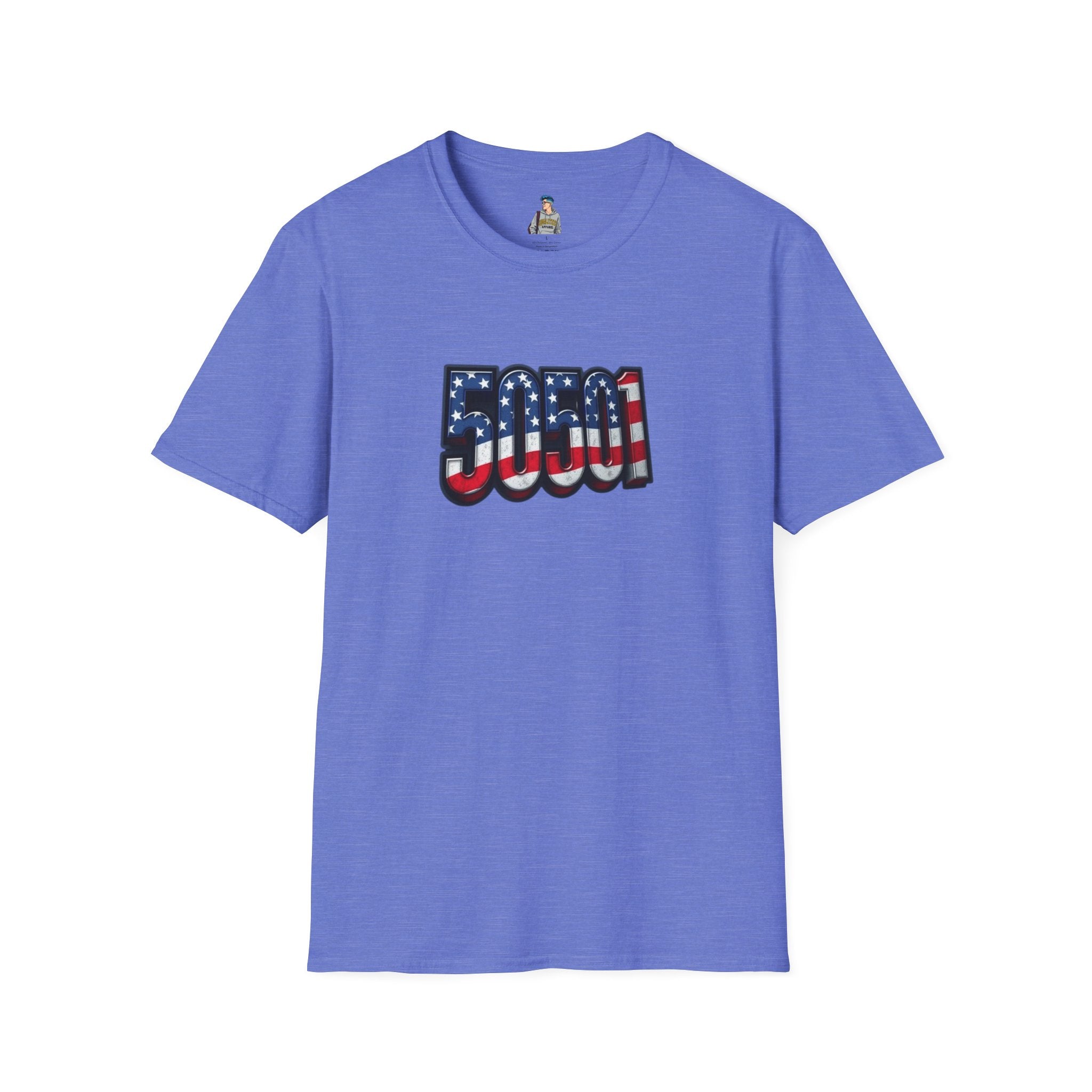 Patriotic Unisex T-Shirt - 50501 We The People Rise - American Flag Design