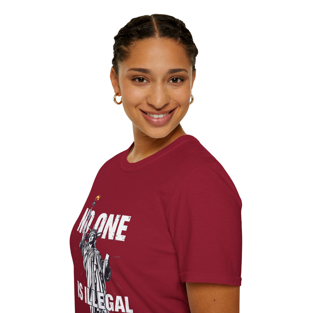 No One Is Illegal Graphic T-shirt
