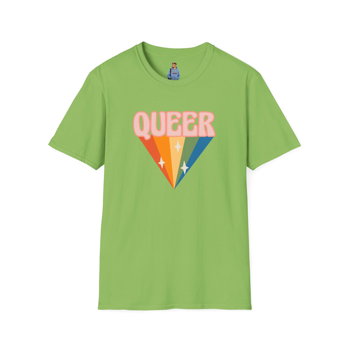 Queer Rainbow Sparkle Pride Tree Las Vegas T-Shirt