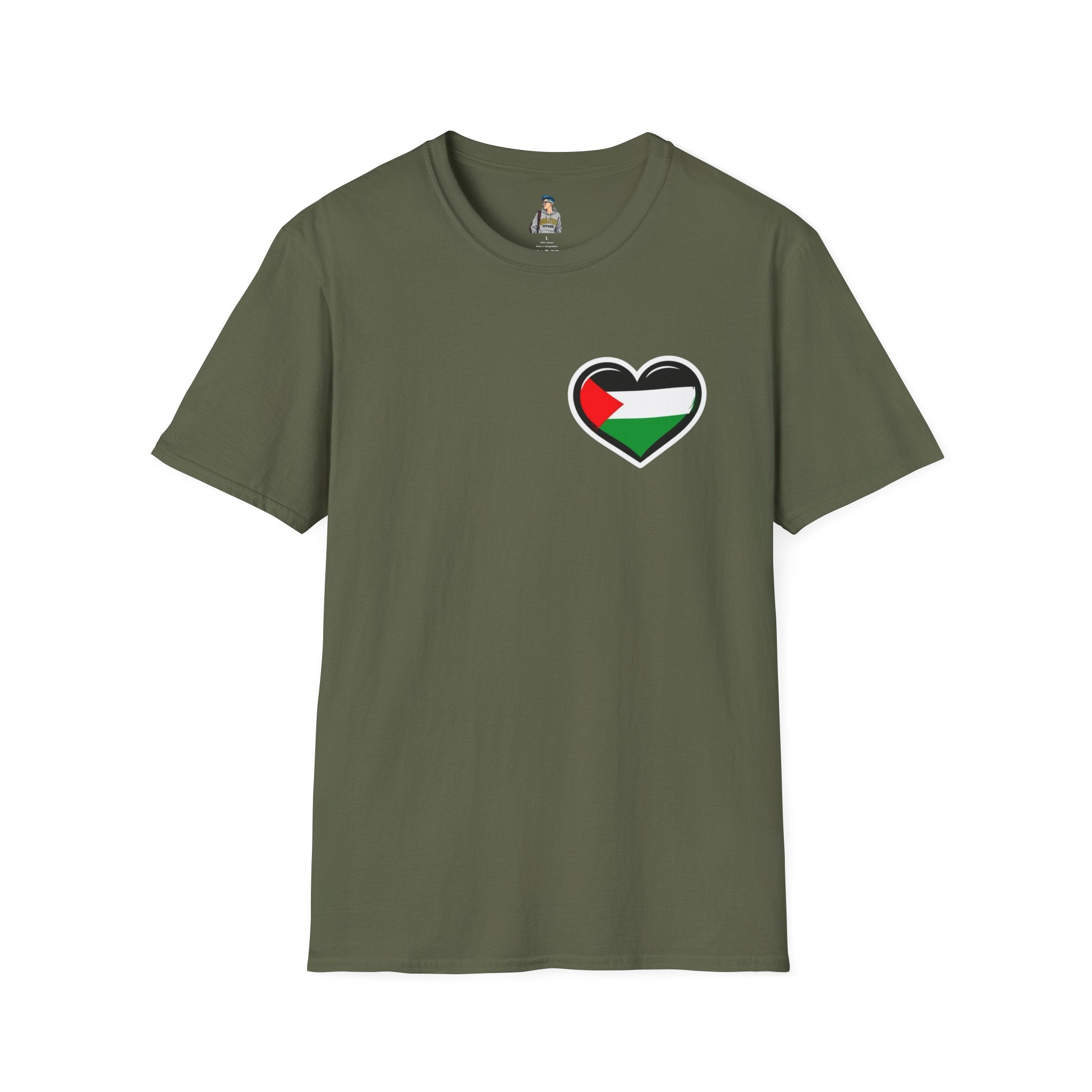 Unisex Softstyle T-Shirt: Stand with Gaza & We Are All Palestine Graphic Tee