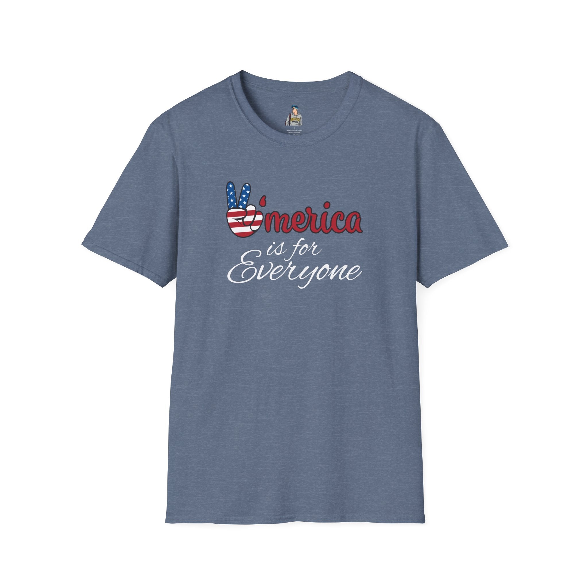 'Merica is for Everyone - Softstyle Unisex T-Shirt
