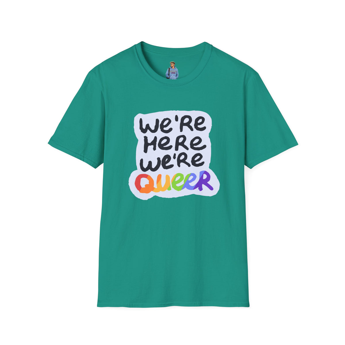 We’re Here We’re Queer Pride Tree Las Vegas T-Shirt