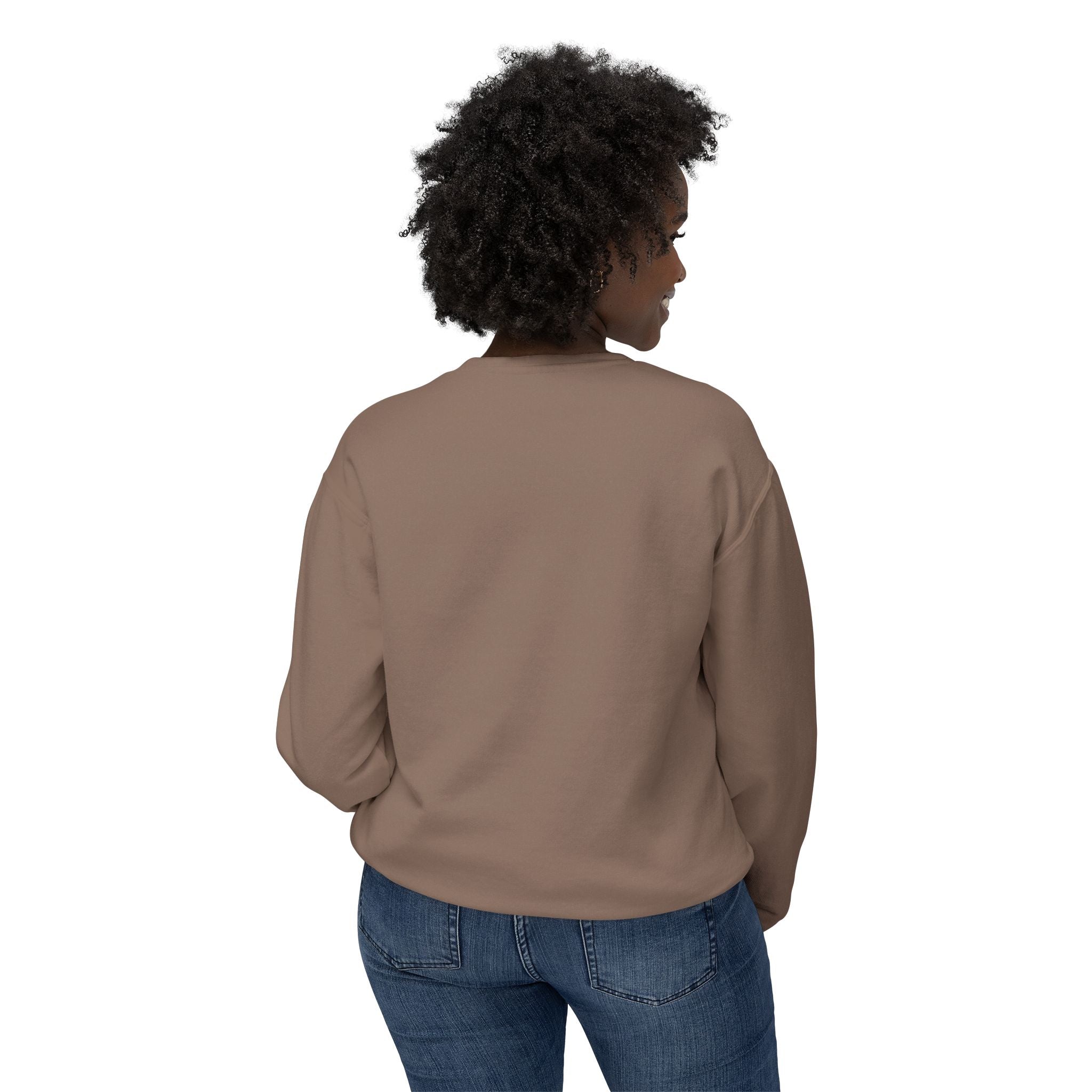 Unisex Lightweight Crewneck Sweatshirt - 'Love Costs Nothing, Give It Away' Inspirational Sweatshirt