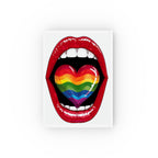 Rainbow Tongue Hard Backed Journal - Perfect for Gifts, Journaling, and Celebrations