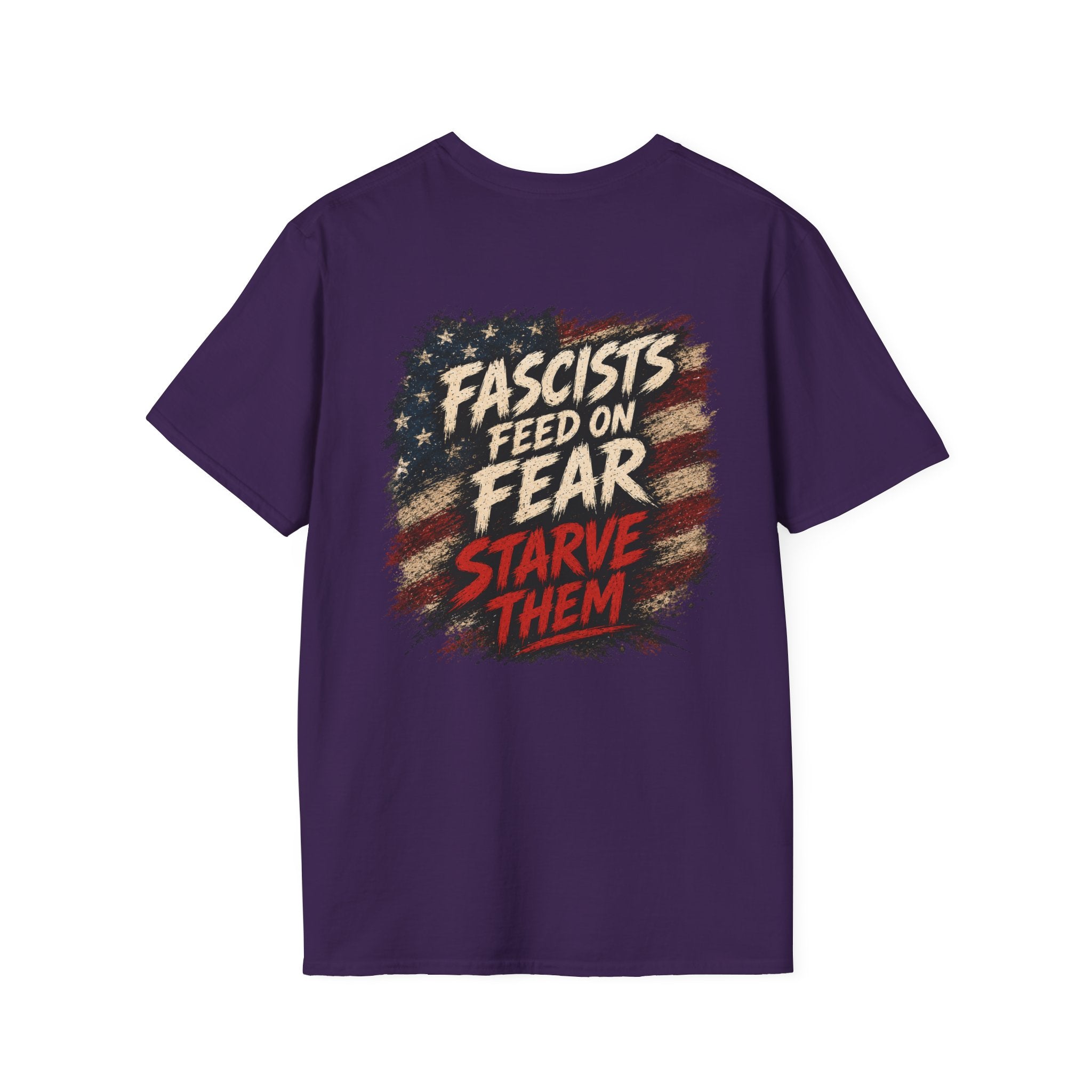 Patriots Don’t Stand For This T-Shirt — Statue of Liberty & Distressed Flag Graphic