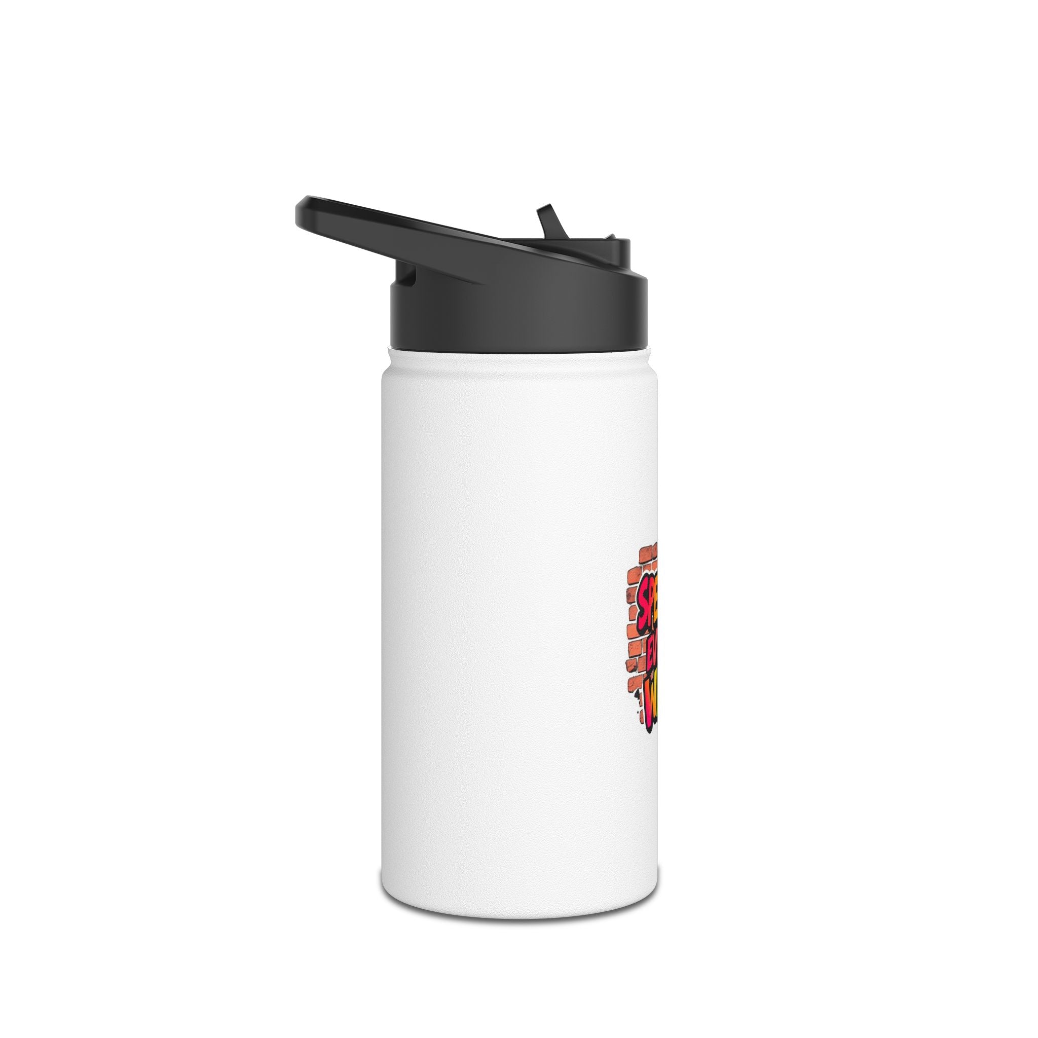 Teaching While Queer Stainless Steel Water Bottle - Perfect for Educators and Allies