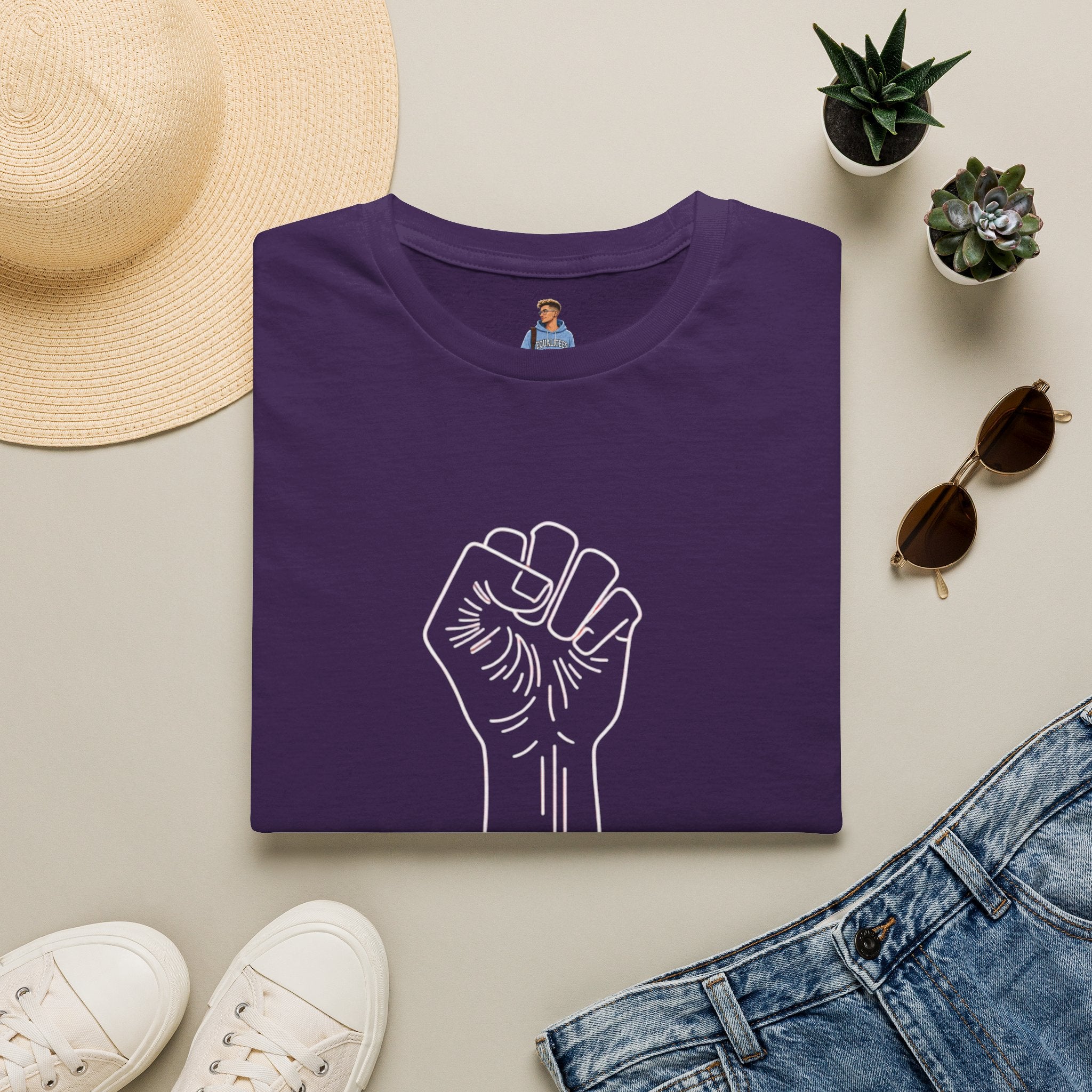 BLM Unisex Softstyle T-Shirt - Celebrate Equality and Justice