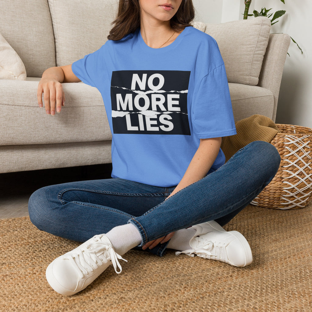 No More Lies T-Shirt — Bold Protest Graphic Tee
