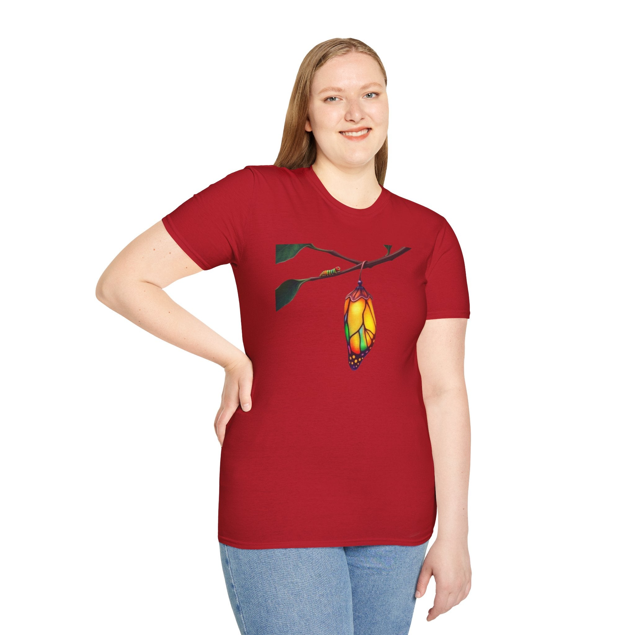 Rainbow Butterfly Cocoon Pride T-Shirt
