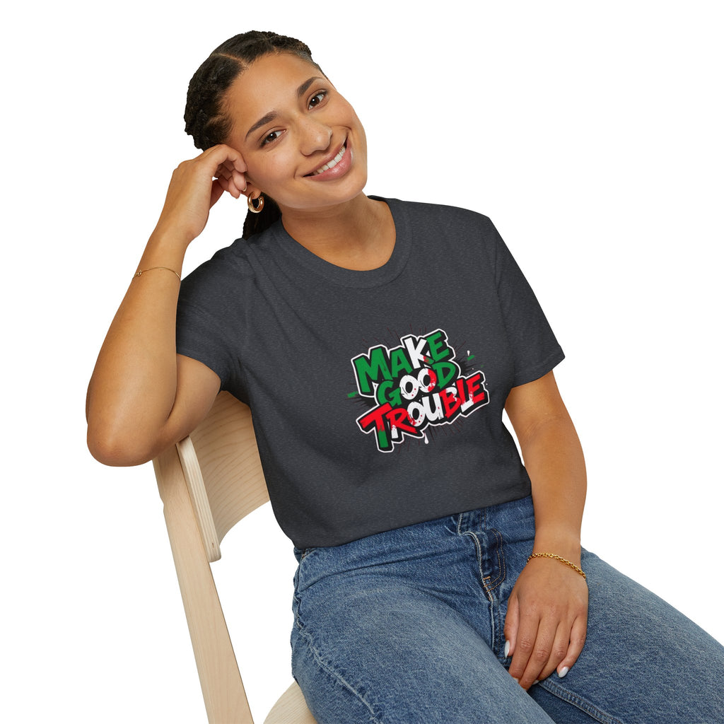 Make Good Trouble T-shirt  Fun Graphic Tee for Activists & Trendsetters