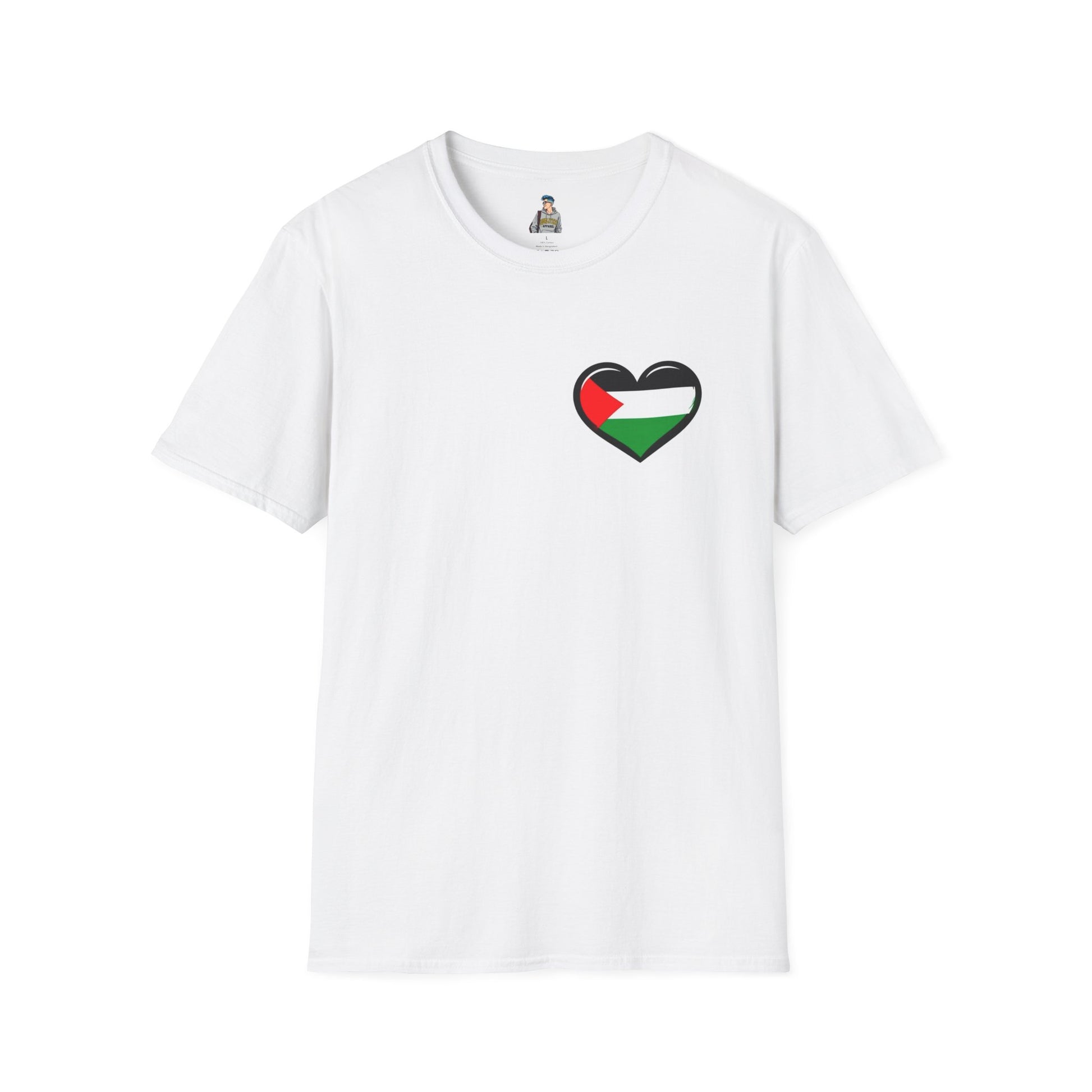 Unisex Softstyle T-Shirt: Stand with Gaza & We Are All Palestine Graphic Tee