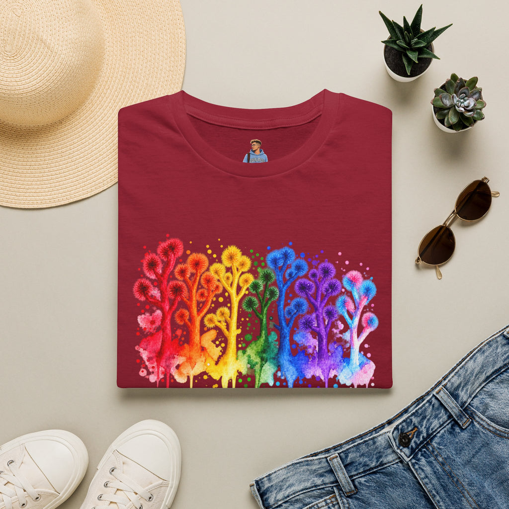 Pride Tree Las Vegas White Text T-shirt