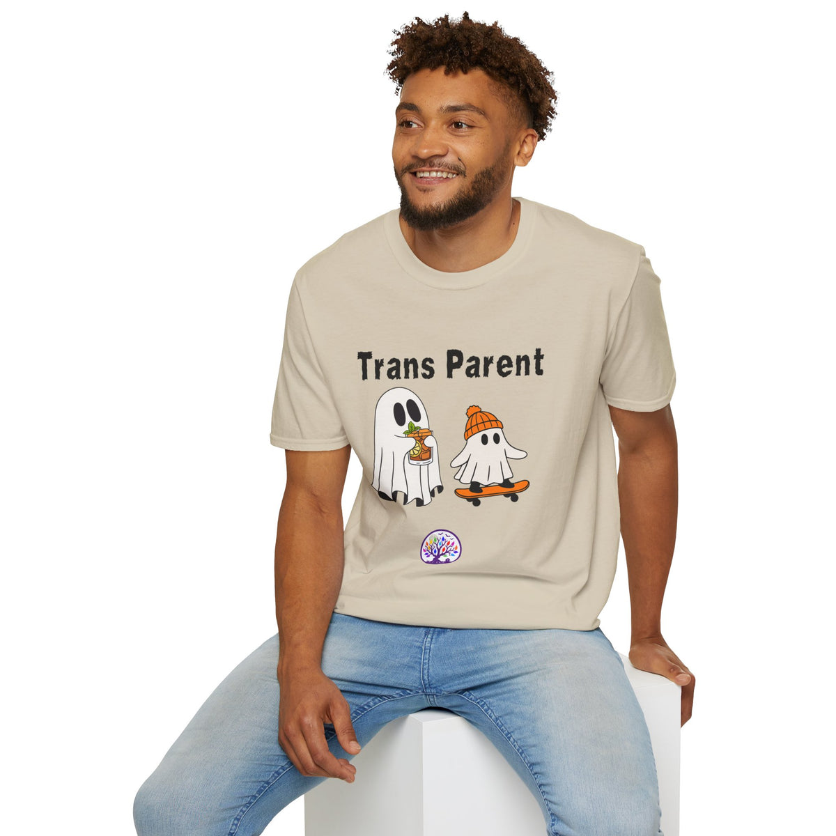 Trans Parent 5 Halloween Pride Tree Las Vegas T-Shirt