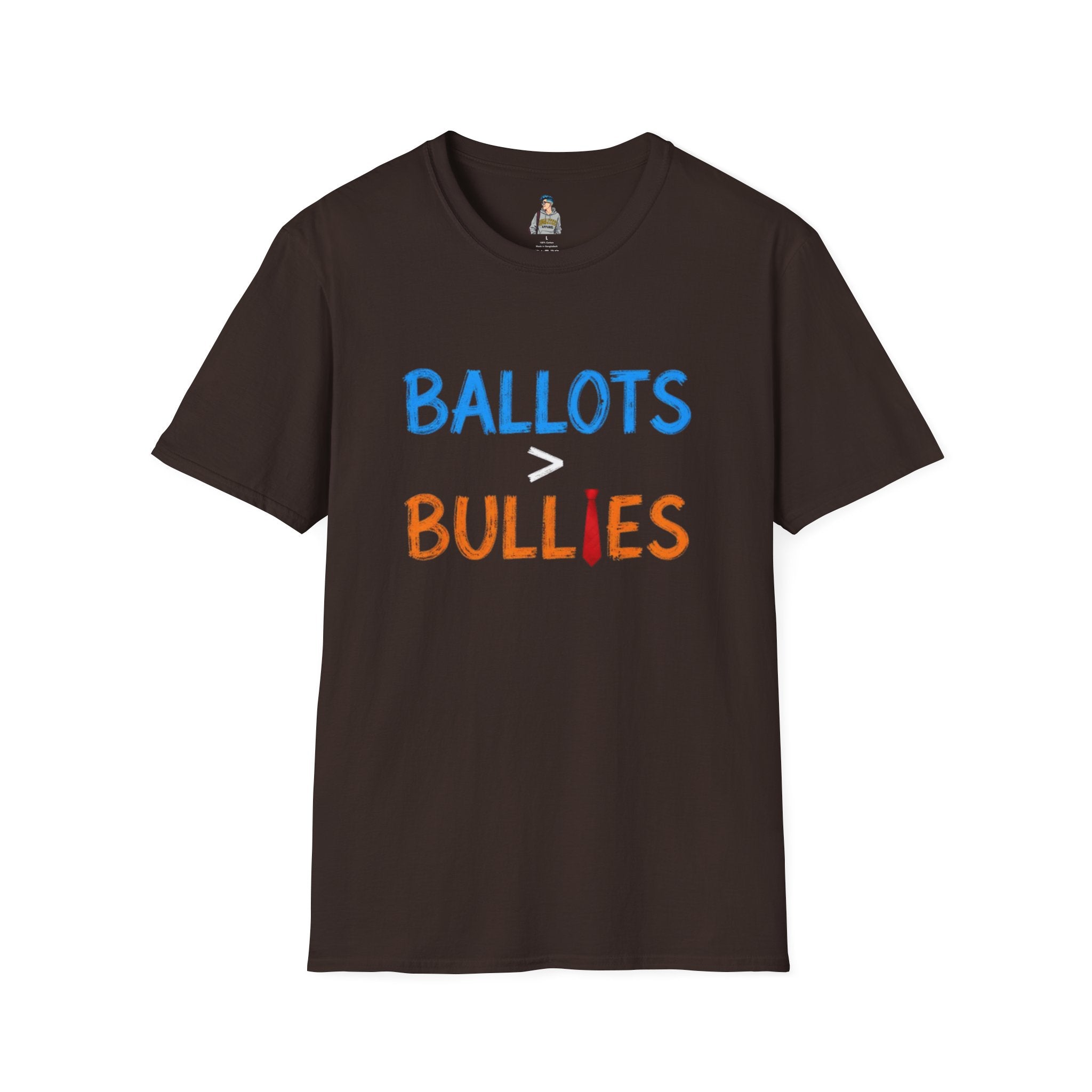 Ballots > Bullies T-Shirt — "I Will Not Be Intimidated" Voter Rights Tee