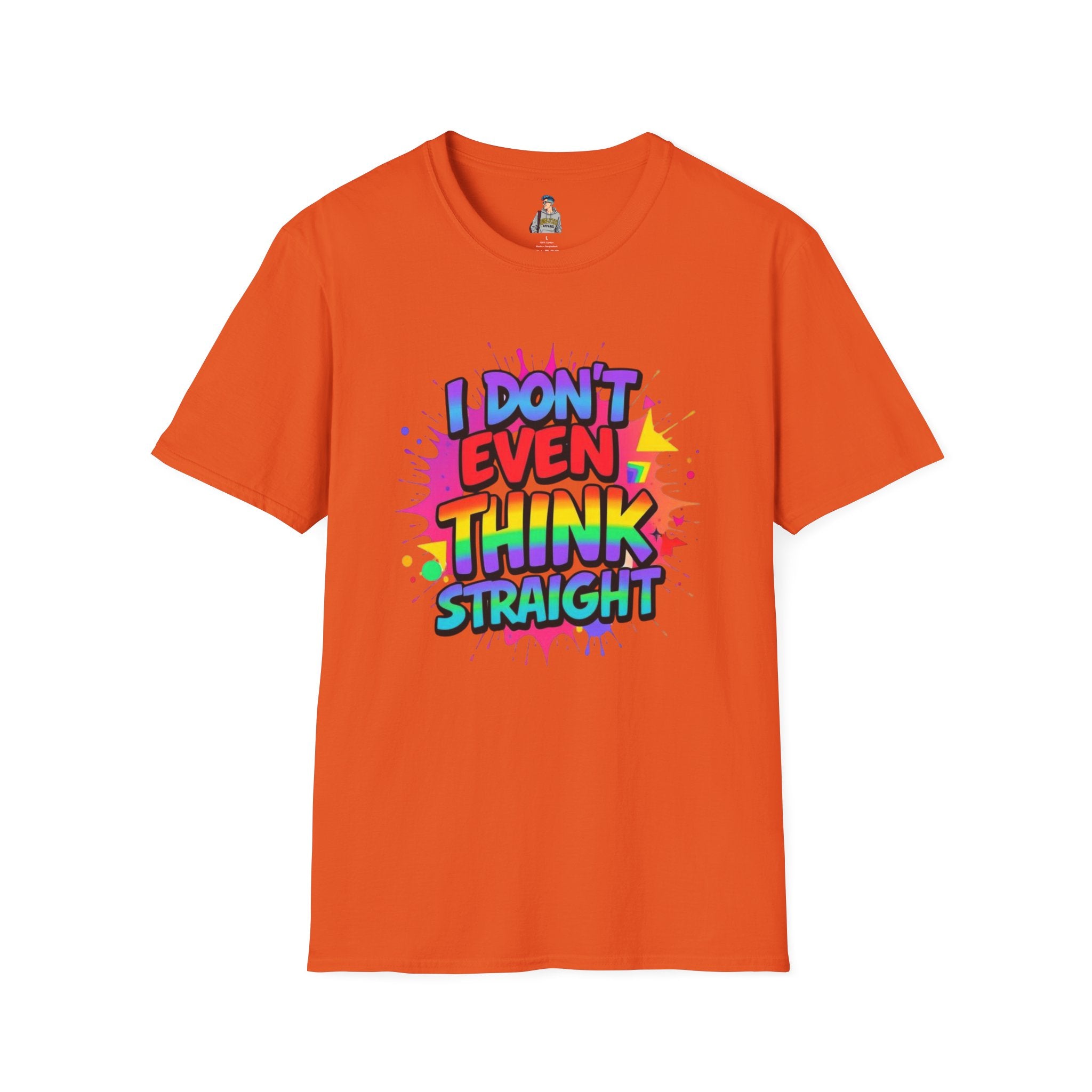 Colorful Humor T-Shirt, Pride Apparel, Gift for Friends, Casual Wear, Fun Statement Tee